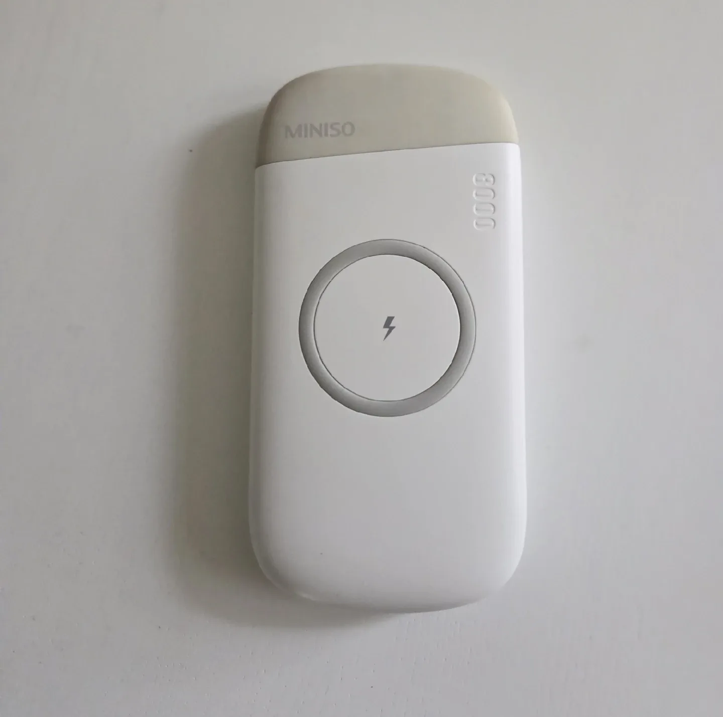 Miniso Wireless 8000mAh Power Bank Portable Charger - USB thumbnail