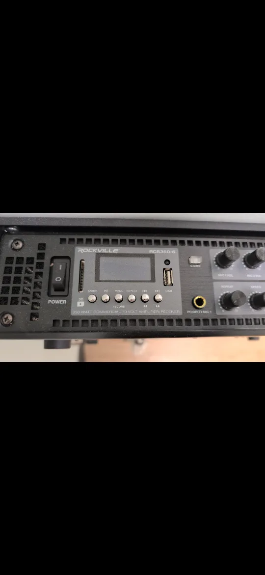 Rockville RCS350-6 Amplifier Receiver image indicator(2)