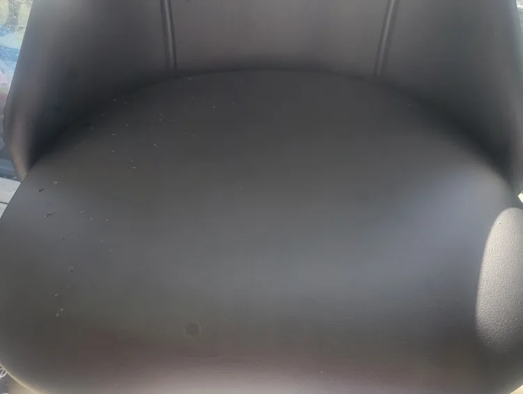 26 in. Black Faux Leather Bar Stool Chair (2) image indicator(9)