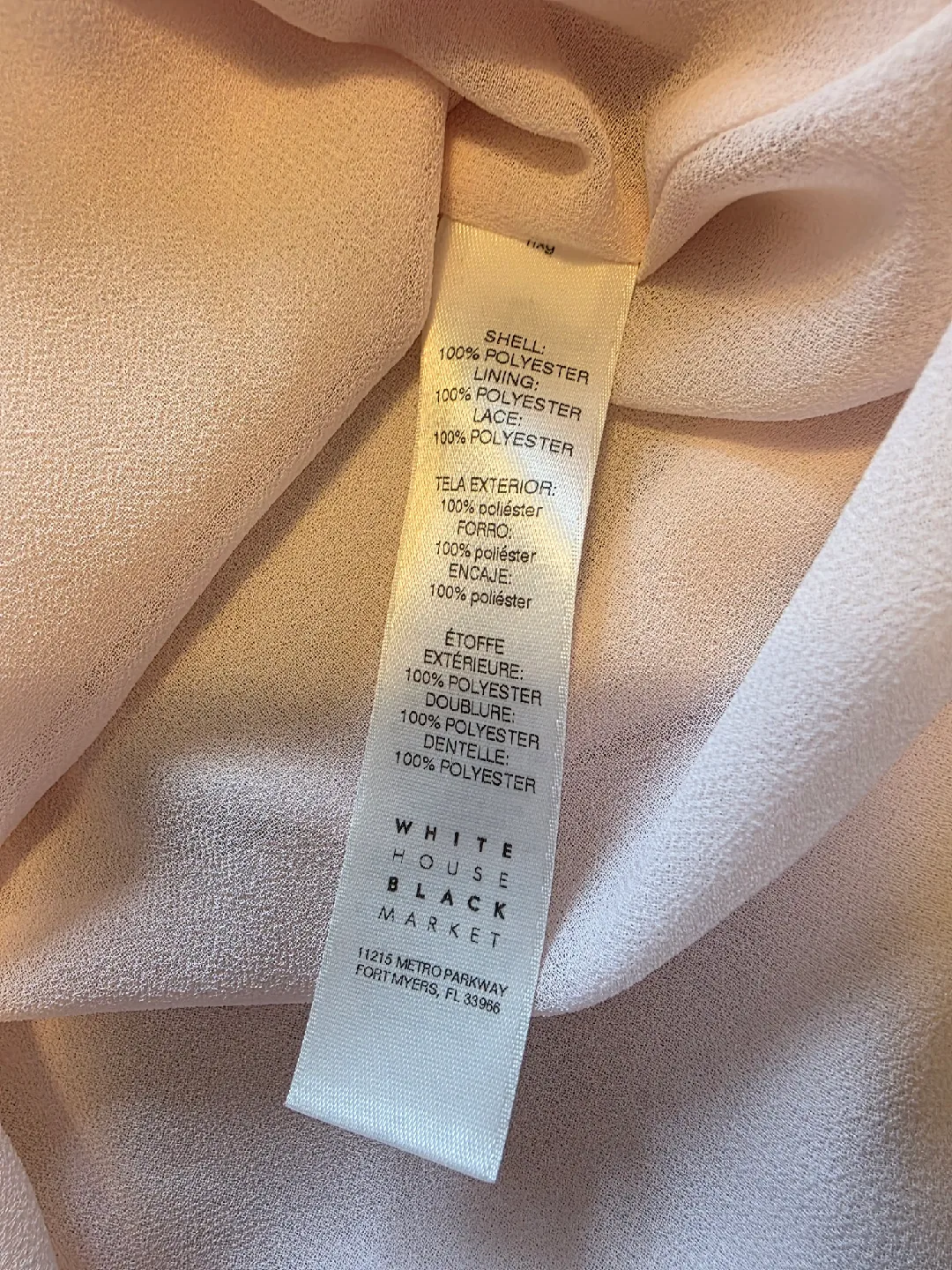 White House Black Market: Blouse in Dusty  Pink - Size 4P image indicator(5)