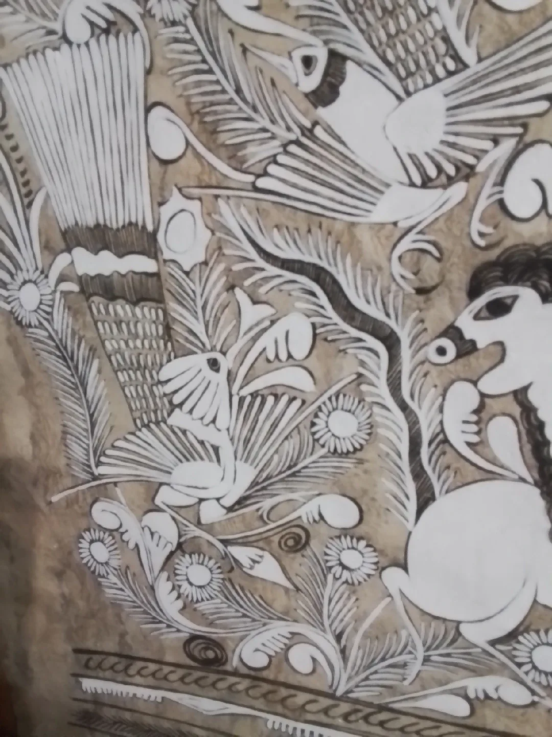 Framed Folk Art Drawing image indicator(6)