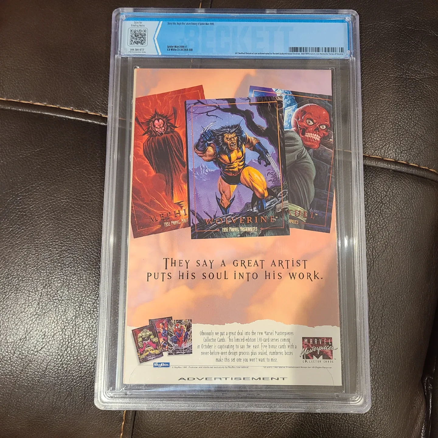 Spider-Man 2099 #1 Comic Book - CBCS 9.6 Grade image indicator(2)
