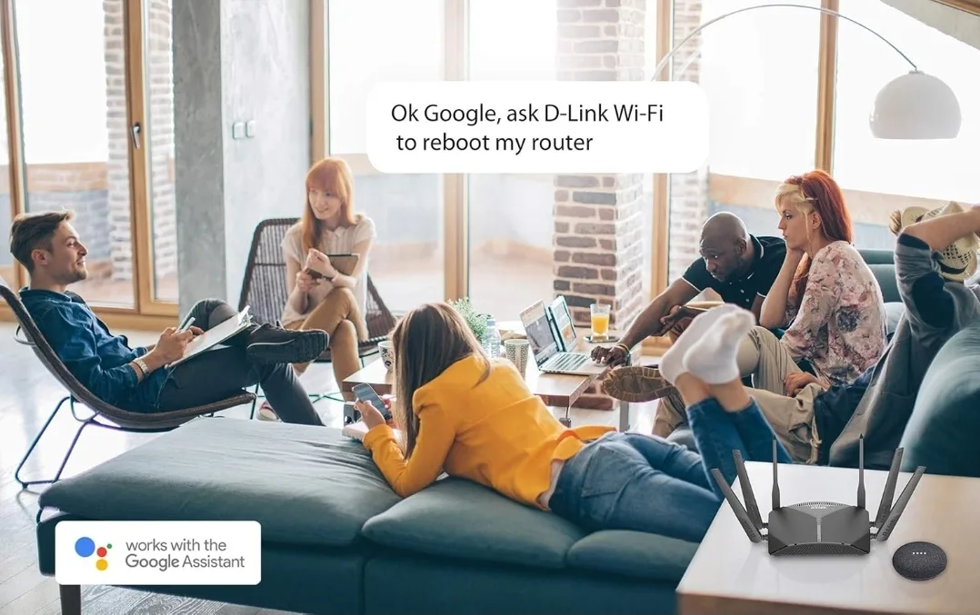 D-Link DIR-3040 AC3000 High Power Wi-Fi Router image indicator(7)