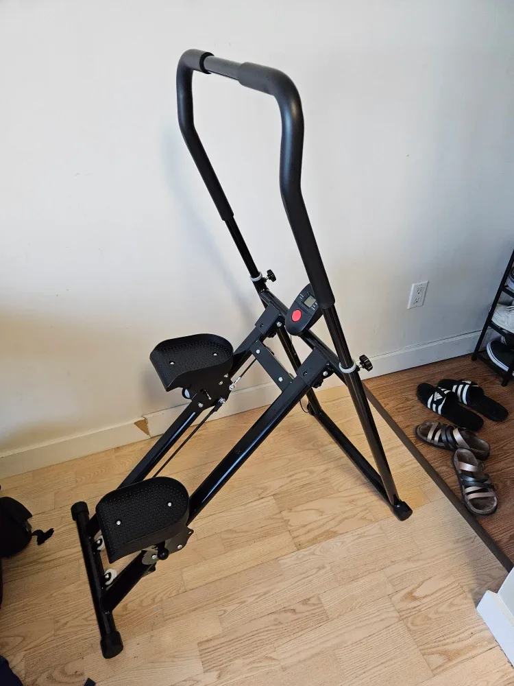 Portable Folding Climber Stepper Exercise Machine image indicator(2)