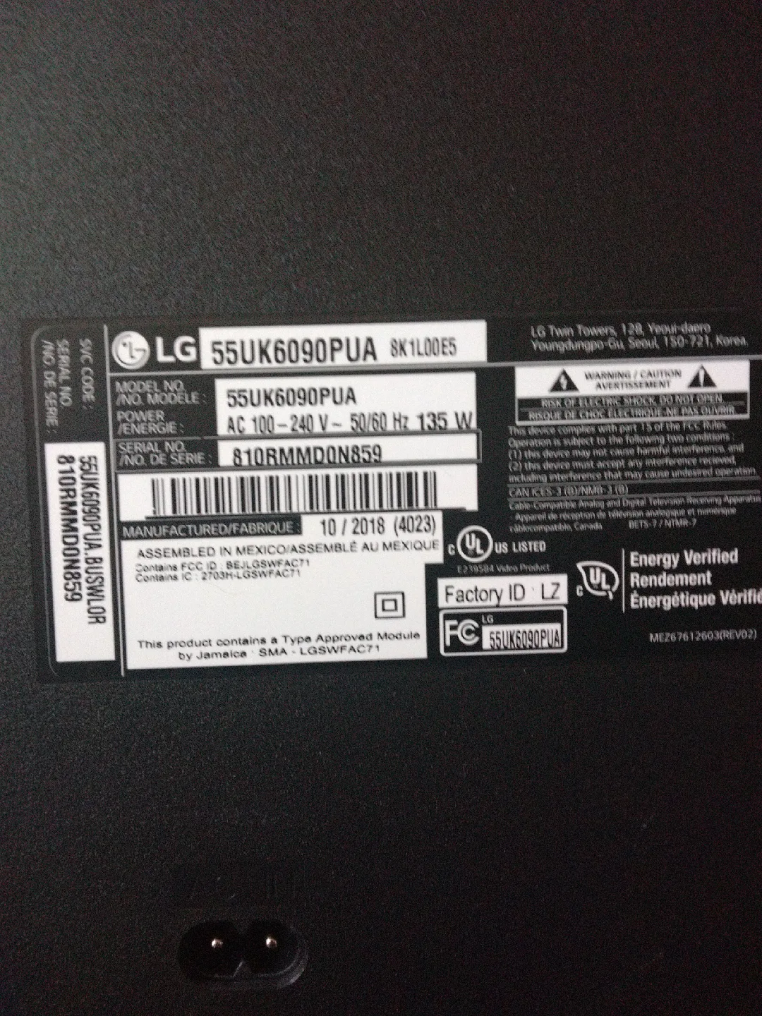 Tv 56 inch image indicator(6)