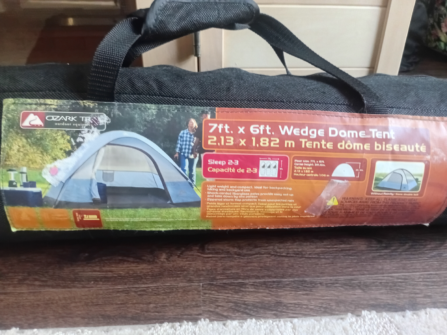 Ozark Trail 7ft x 6ft Wedge Dome Tent