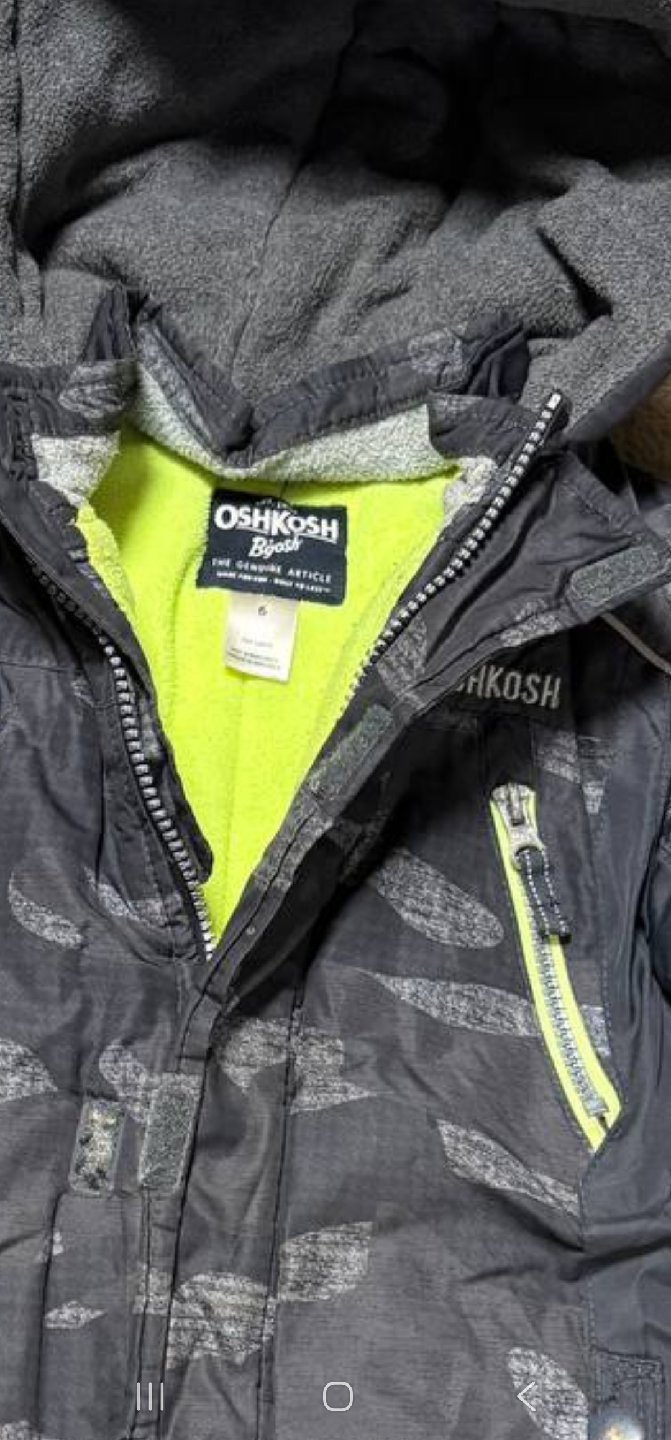 OshKosh B'gosh Boys' Winter Jacket - Size 6