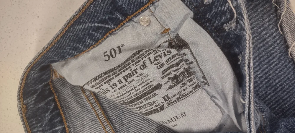 Levi's 501 Denim Cutoff Shorts image indicator(3)