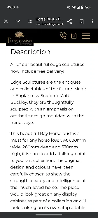 Edge Horse Sculpture by Matt Buckley image indicator(6)