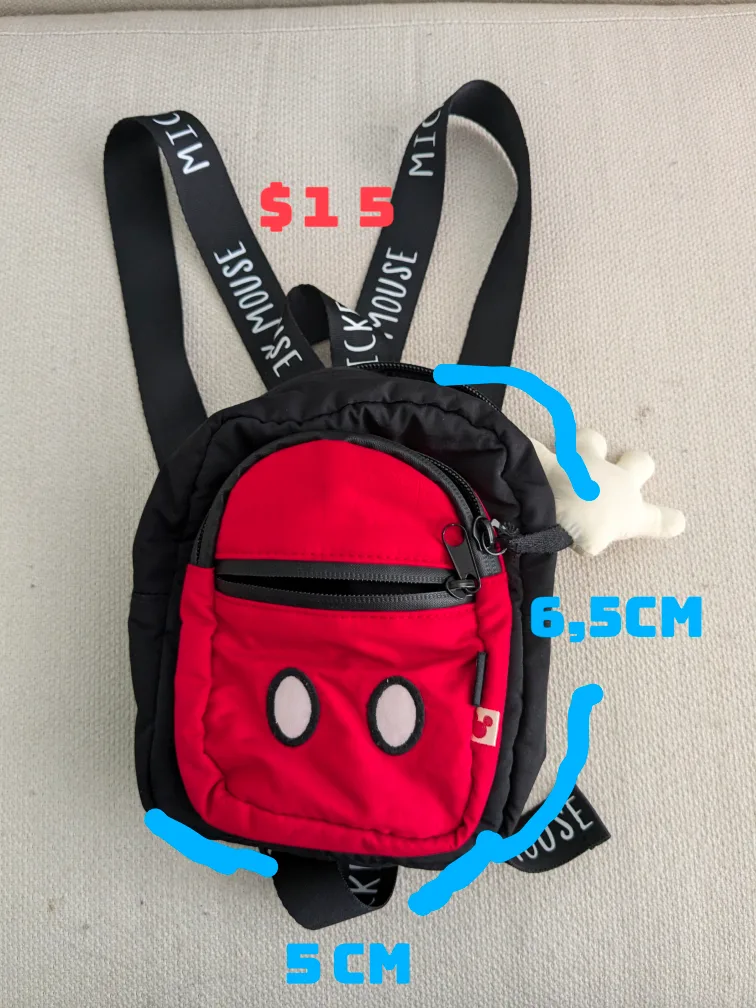 Zara Disney Mickey Mouse Backpack