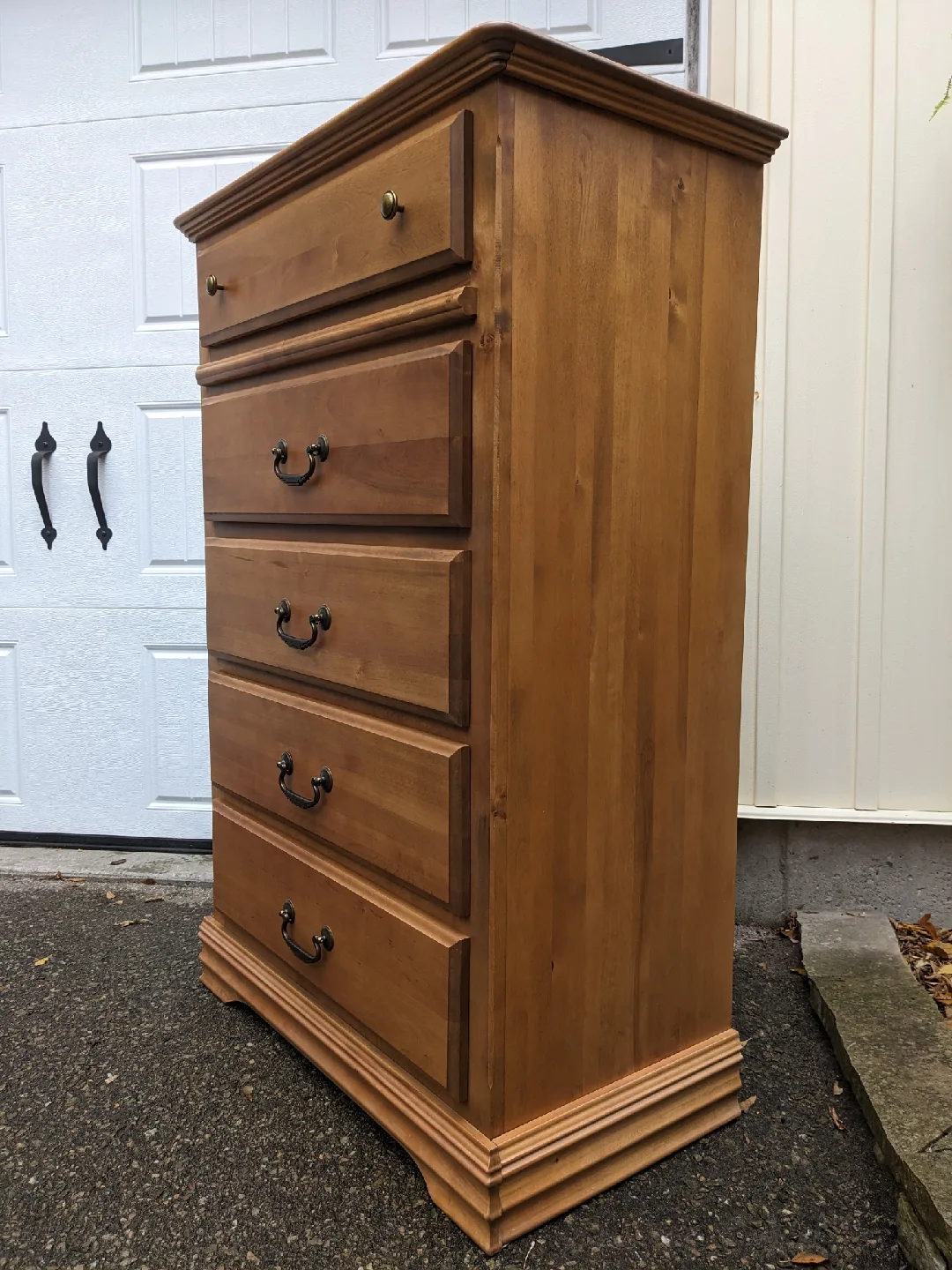 5 Drawer Tallboy Dresser in Solid Maple - Like New image indicator(3)