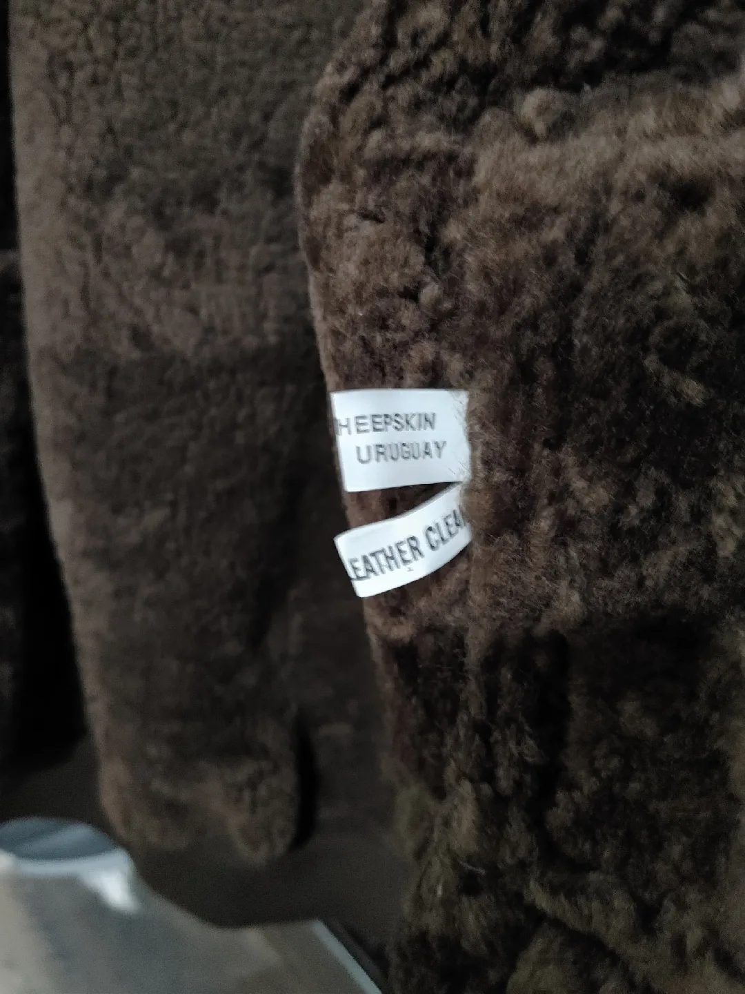 💚GENUINE SHEARLING SHEEPSKIN LEATHER JACKET MENS L BRAND NEW image indicator(4)