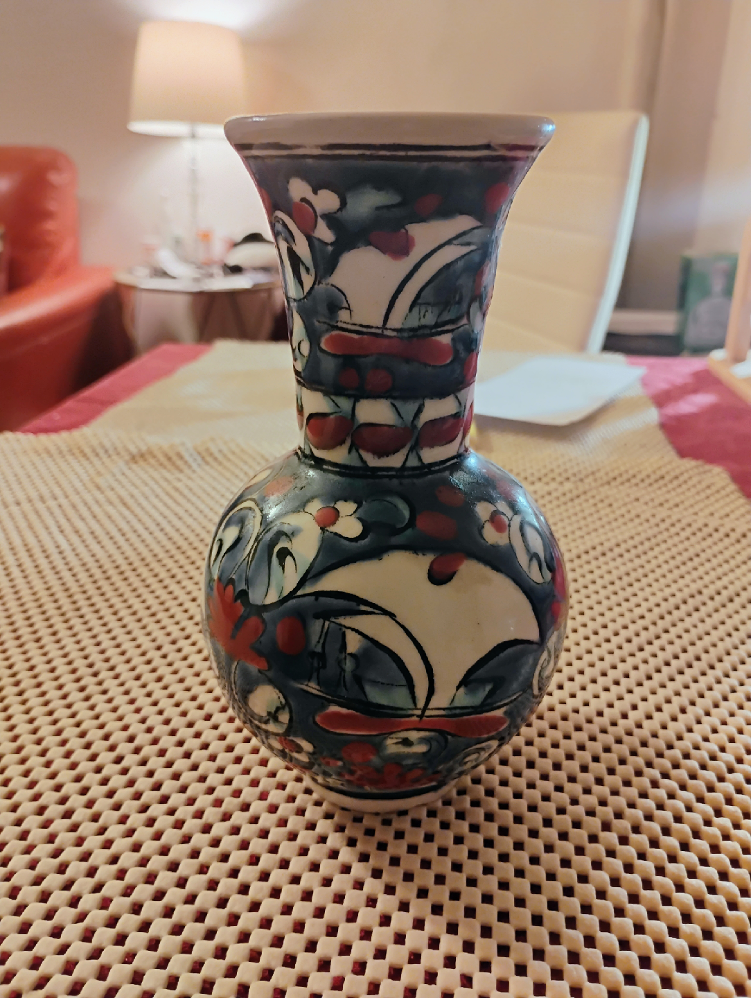 Hand Painted Vase Icaros Rhodes Greece