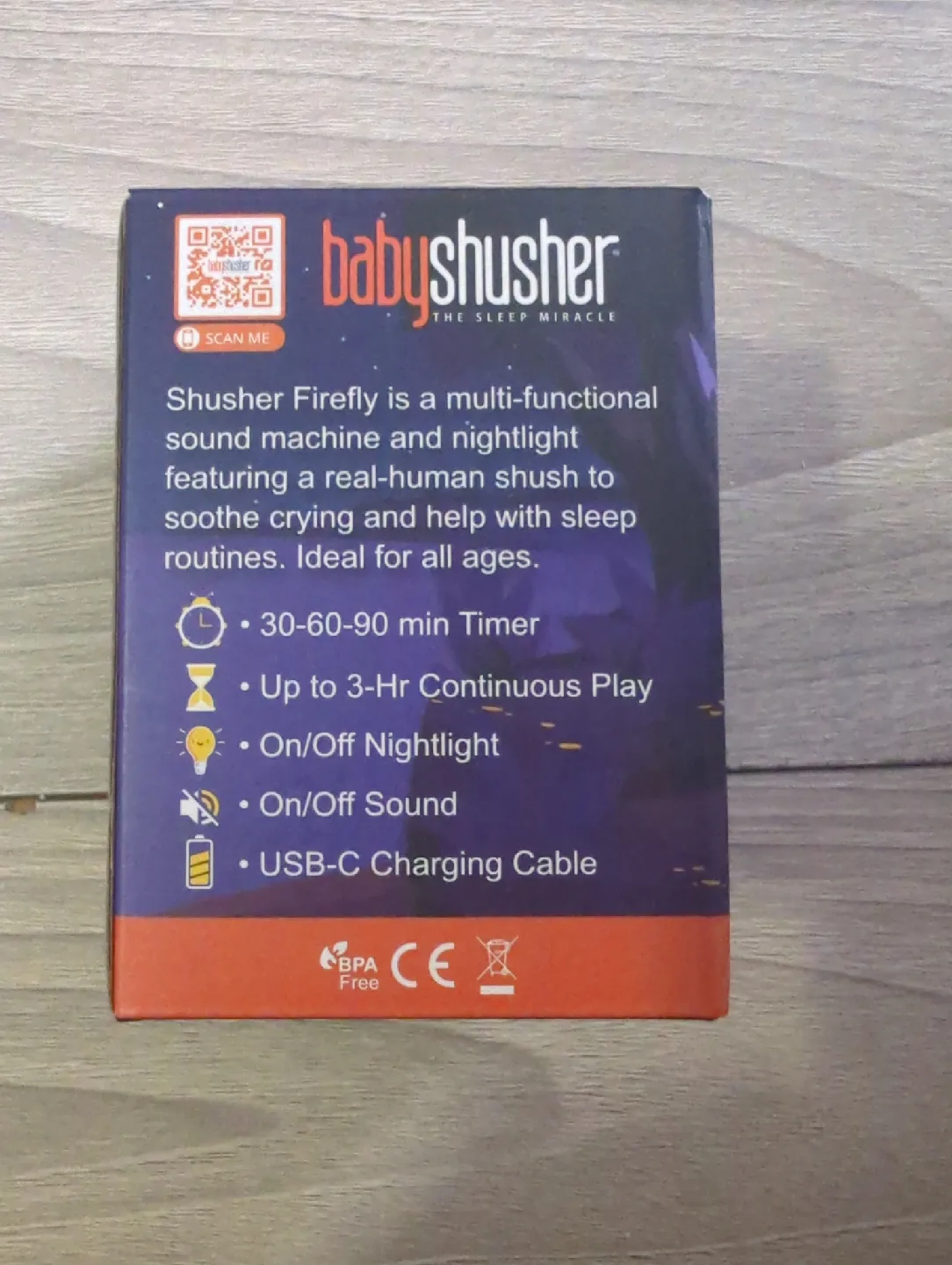 Baby Shusher Firefly Sleep Soother Nightlight image indicator(3)