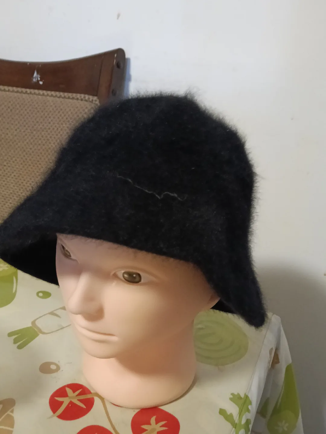 Black Fuzzy Bucket Hat thumbnail