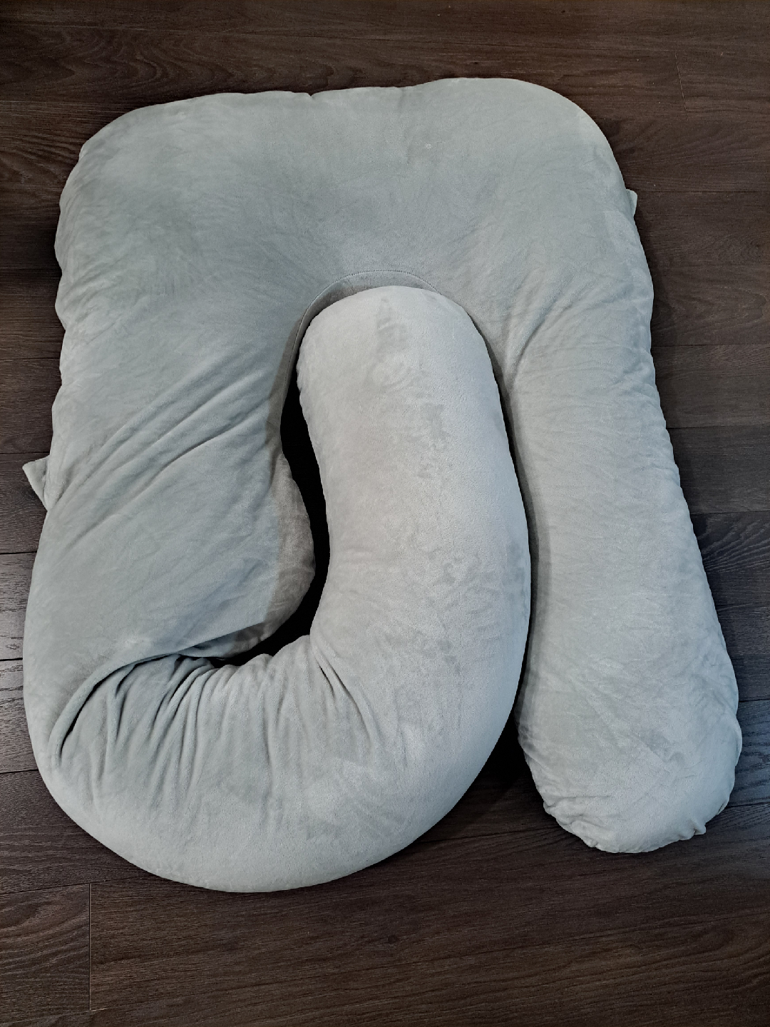 Grey Full Body Pregnancy Pillow