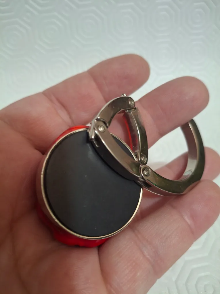 Murano Glass Red Rose Purse Hook image indicator(2)