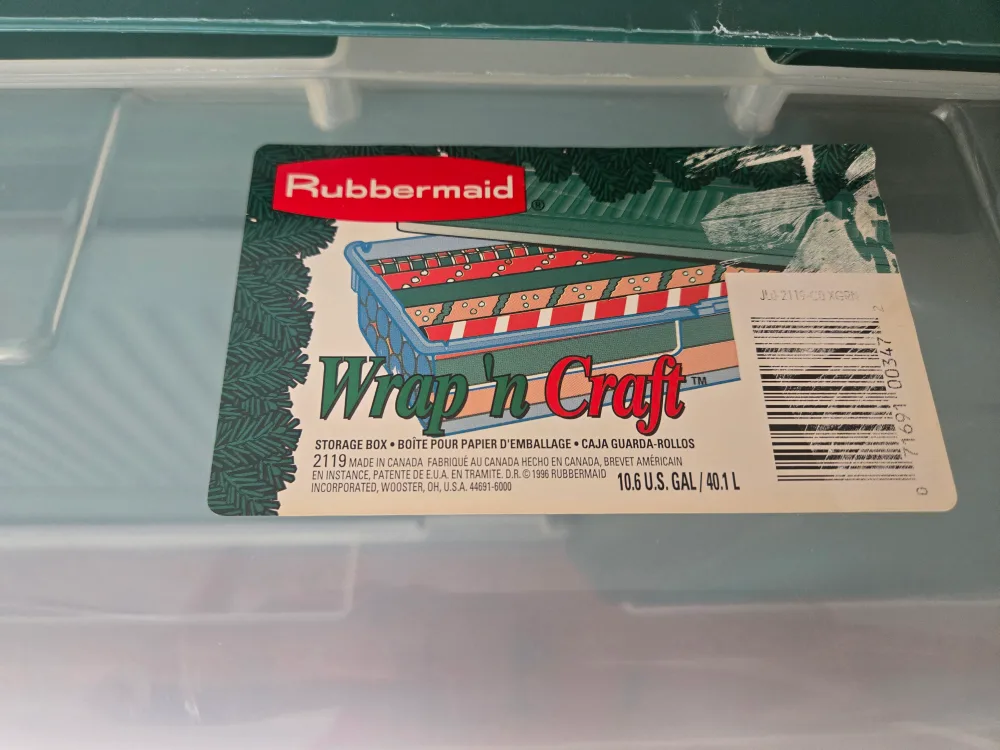 Rubbermaid Wrap 'n' Craft Storage Box - 40.1 L image indicator(2)