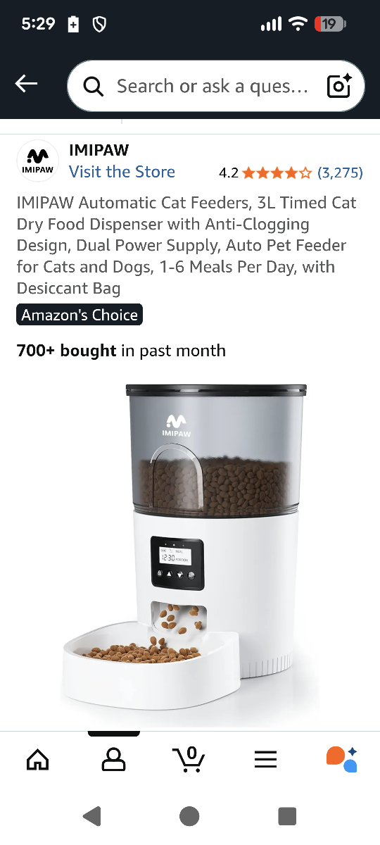 IMIPAW Automatic Pet Feeder