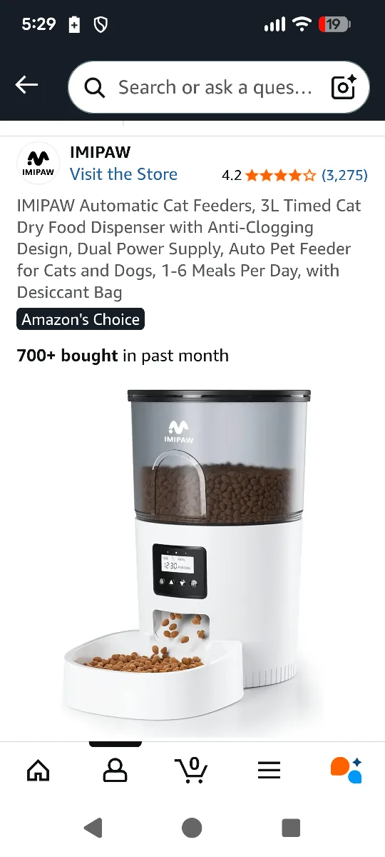 IMIPAW Automatic Pet Feeder