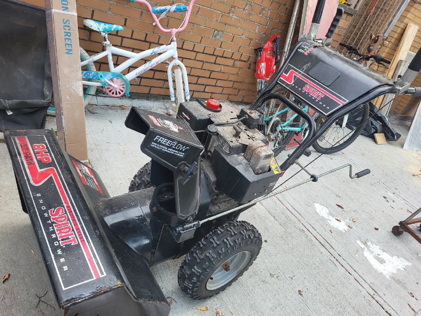 Spirit 8HP Snowthrower image indicator(3)