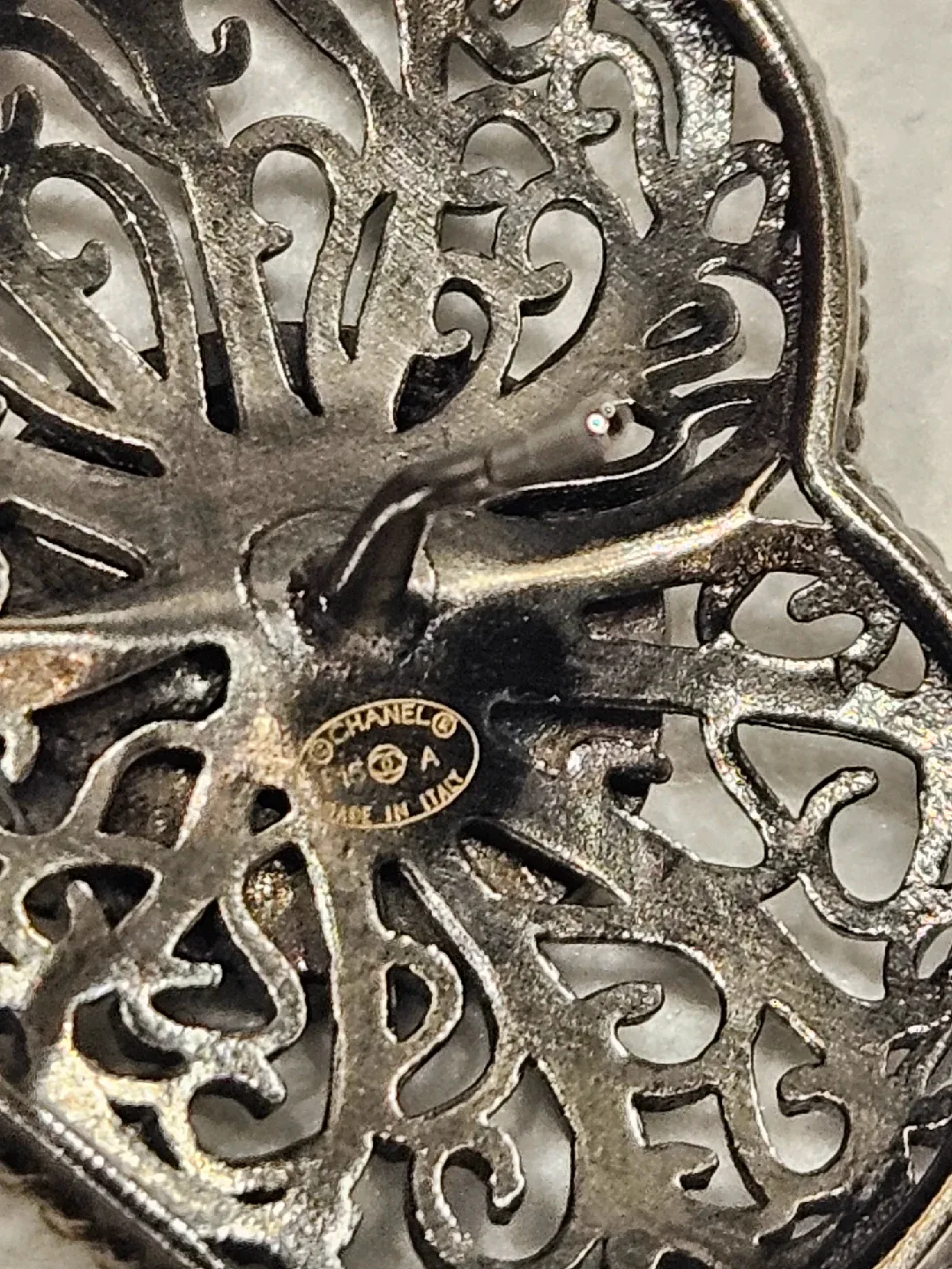 Chanel Heart Earrings - Silver image indicator(4)