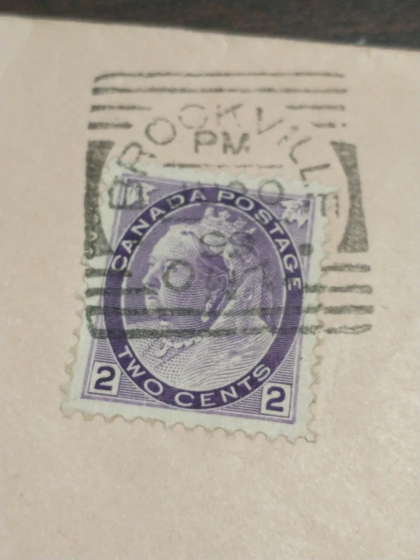 Beautiful 1899 Qn Victoria cover, Brockville to St. Catharins image indicator(2)