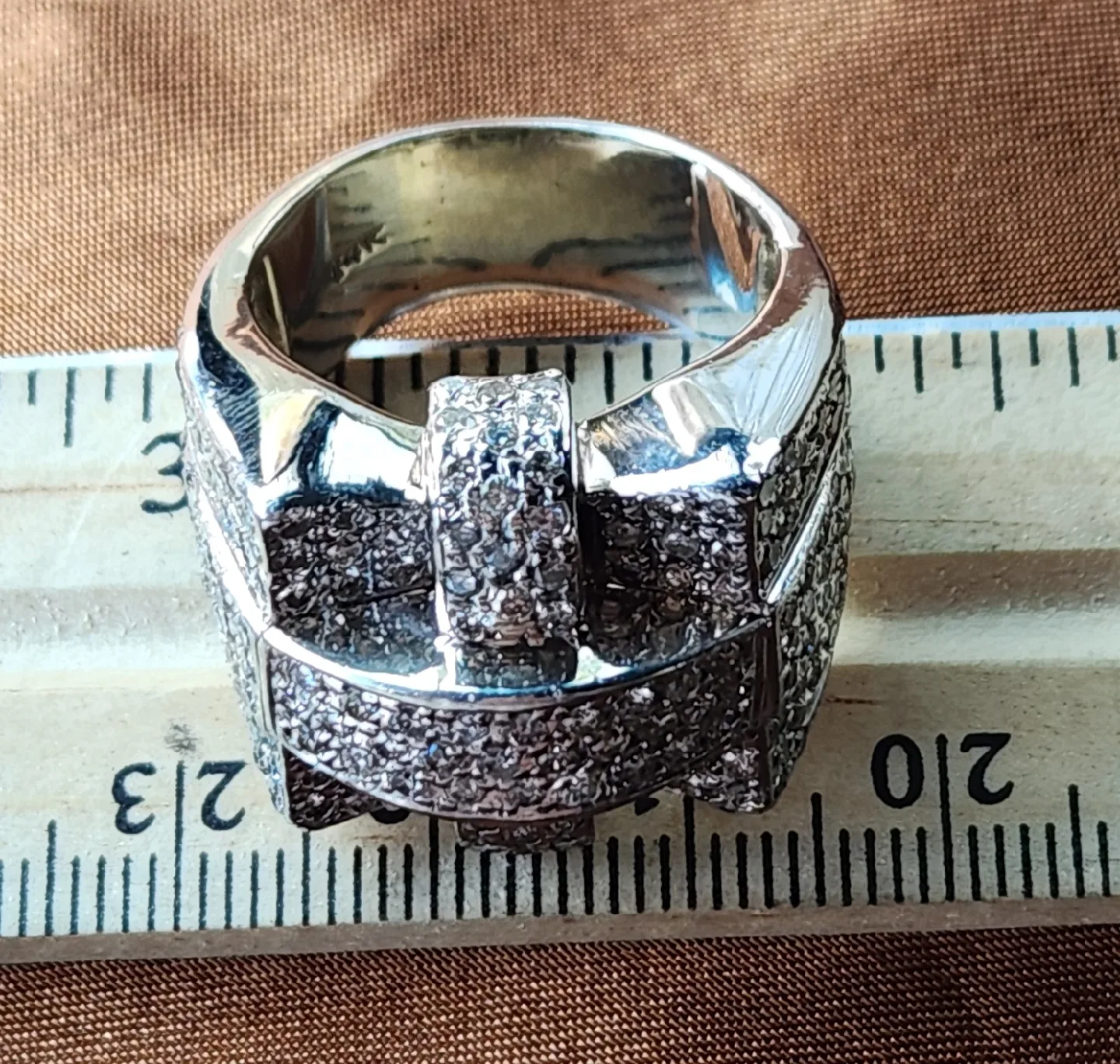 14k large Mens Diamond Ring. Non-negotiable. No offers please image indicator(4)