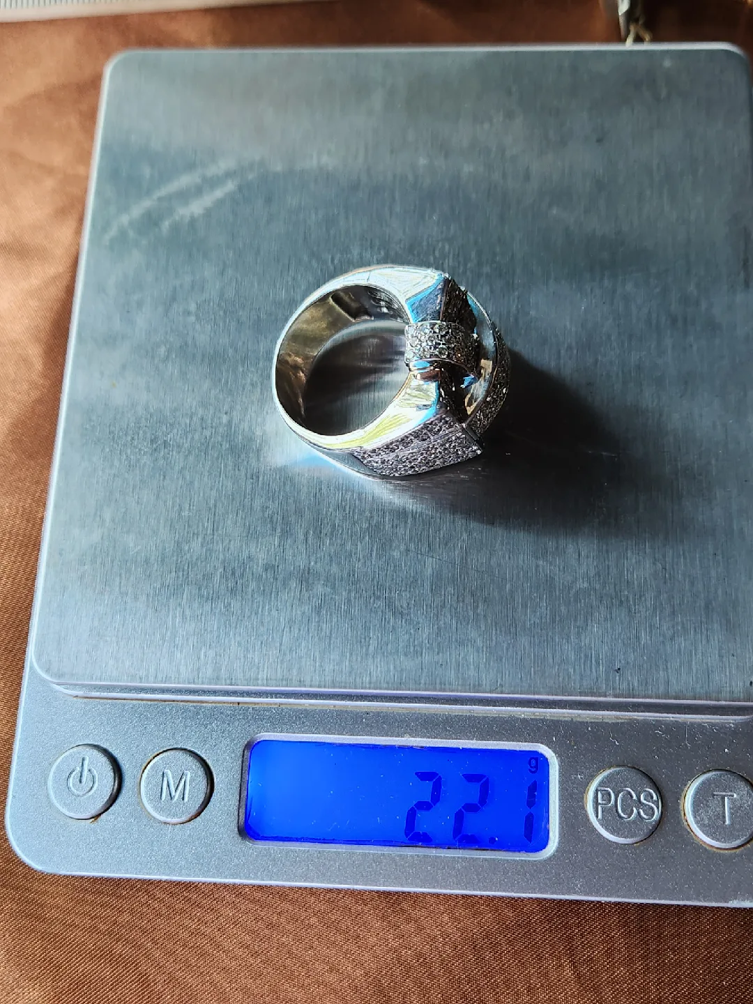 14k large Mens Diamond Ring. Non-negotiable. No offers please image indicator(6)