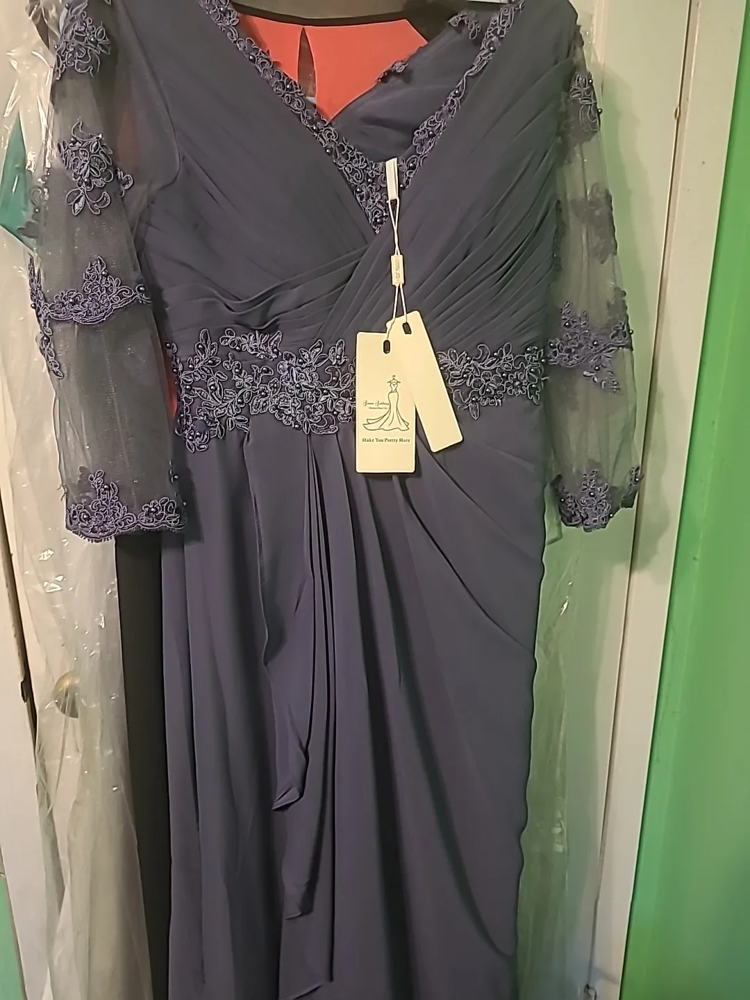 Montage by Mon Cheri Bridal Mother Of The Bride Blue Gown image indicator(3)