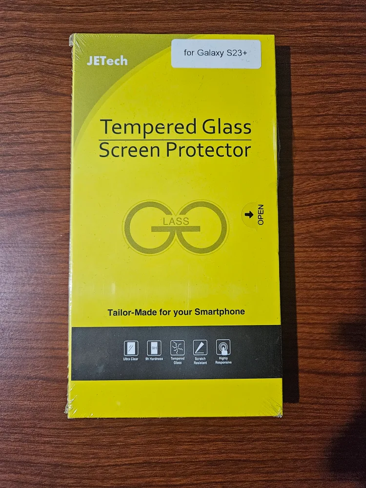 New JETech Tempered Glass Screen Protector for Galaxy S23+ thumbnail