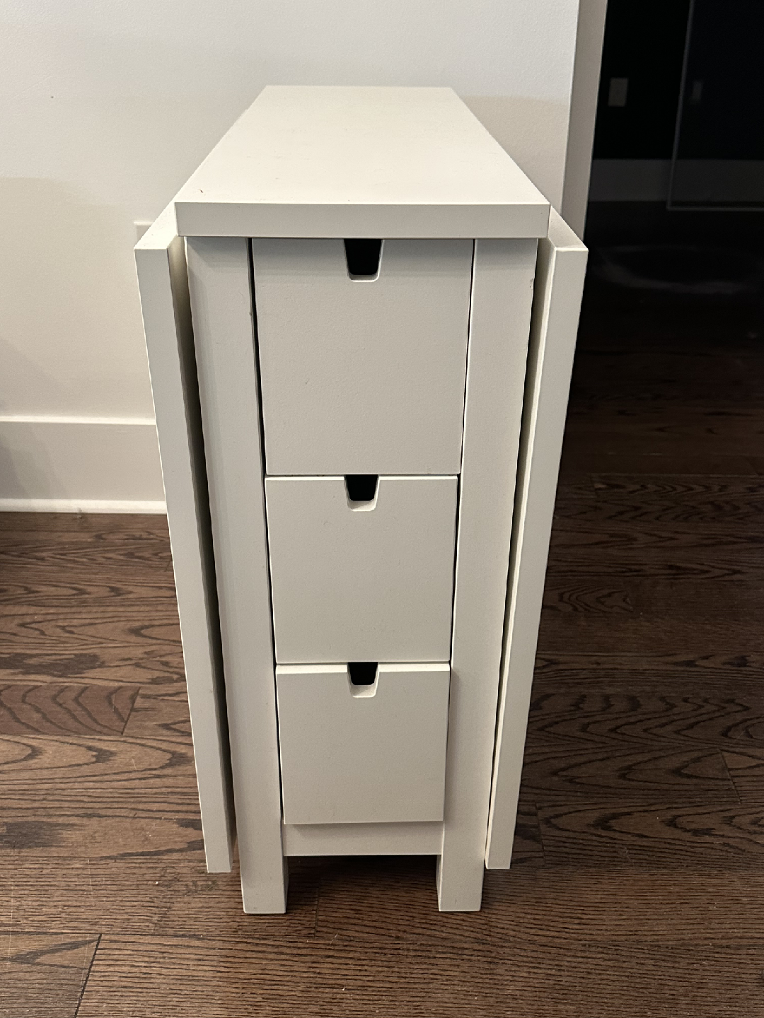 IKEA Norden Extendable Drop Leaf Table - White - photo 3