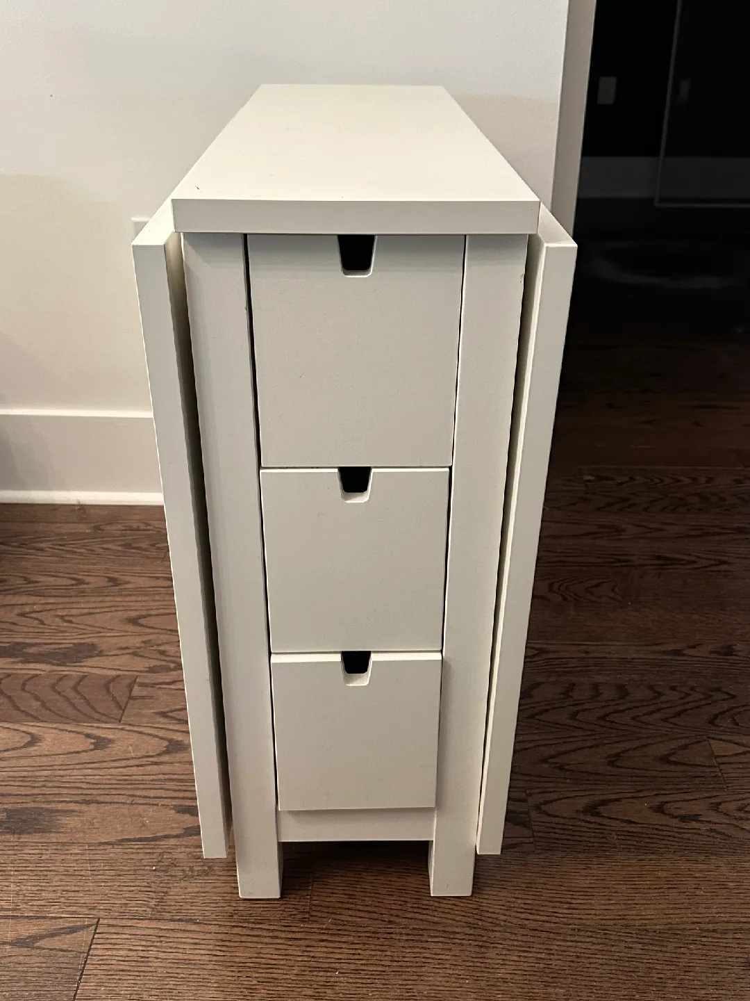 IKEA Norden Extendable Drop Leaf Table - White image indicator(3)