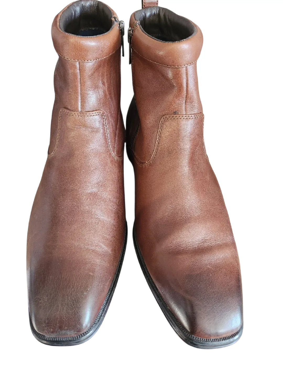 Brown Leather Ankle Boots image indicator(2)