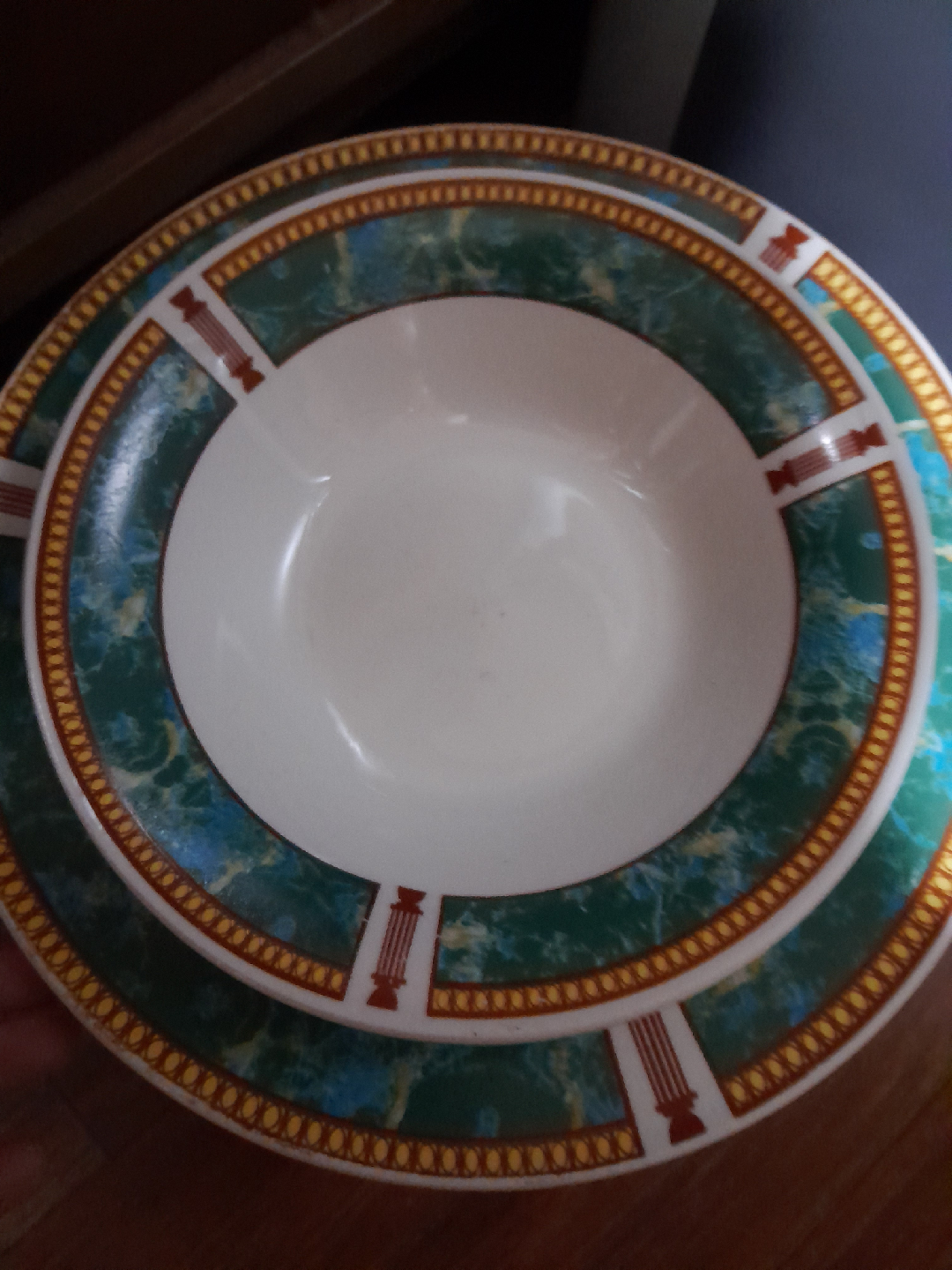 Olympia Stoneware China Plate Set