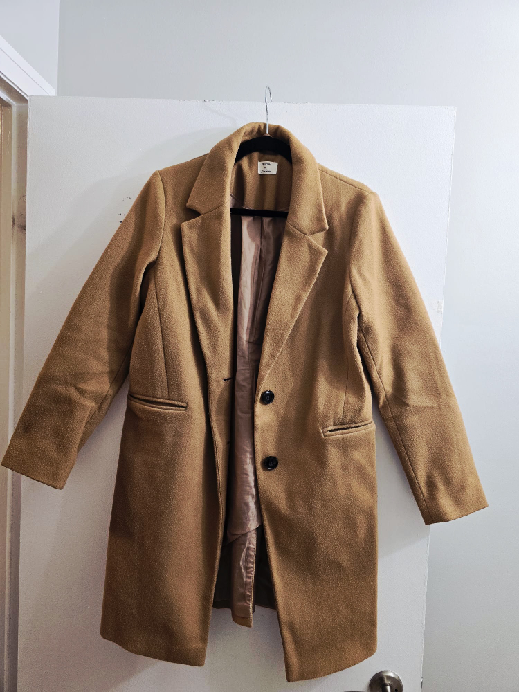 Ardene Tan Coat - Size Small