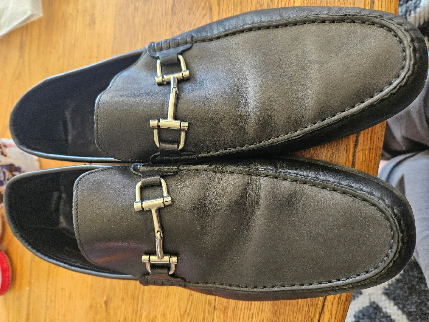 To Boot New York Adam Derrick Black Leather Loafers - Size 11 image indicator(2)