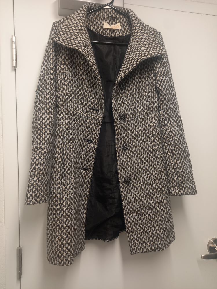 costa Blanca Patterned Wool Blend Coat - photo 2