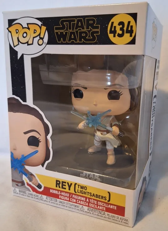 Funko Pop! Star Wars Rey (Two Lightsabers) #434
