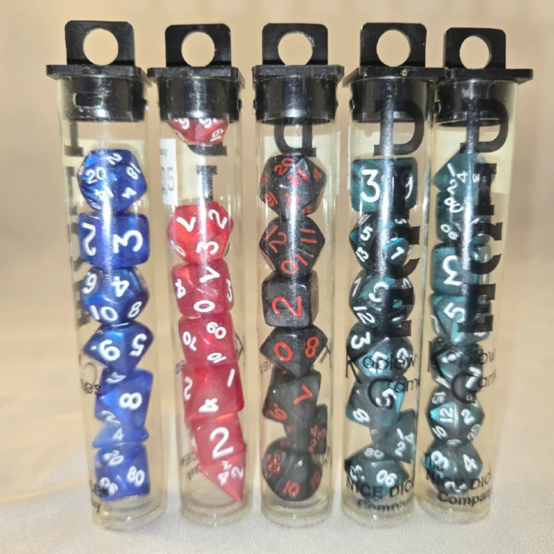 Koplow Games Dice Set The Nice Doce Compay 5 Set of 7 Dice image indicator(2)