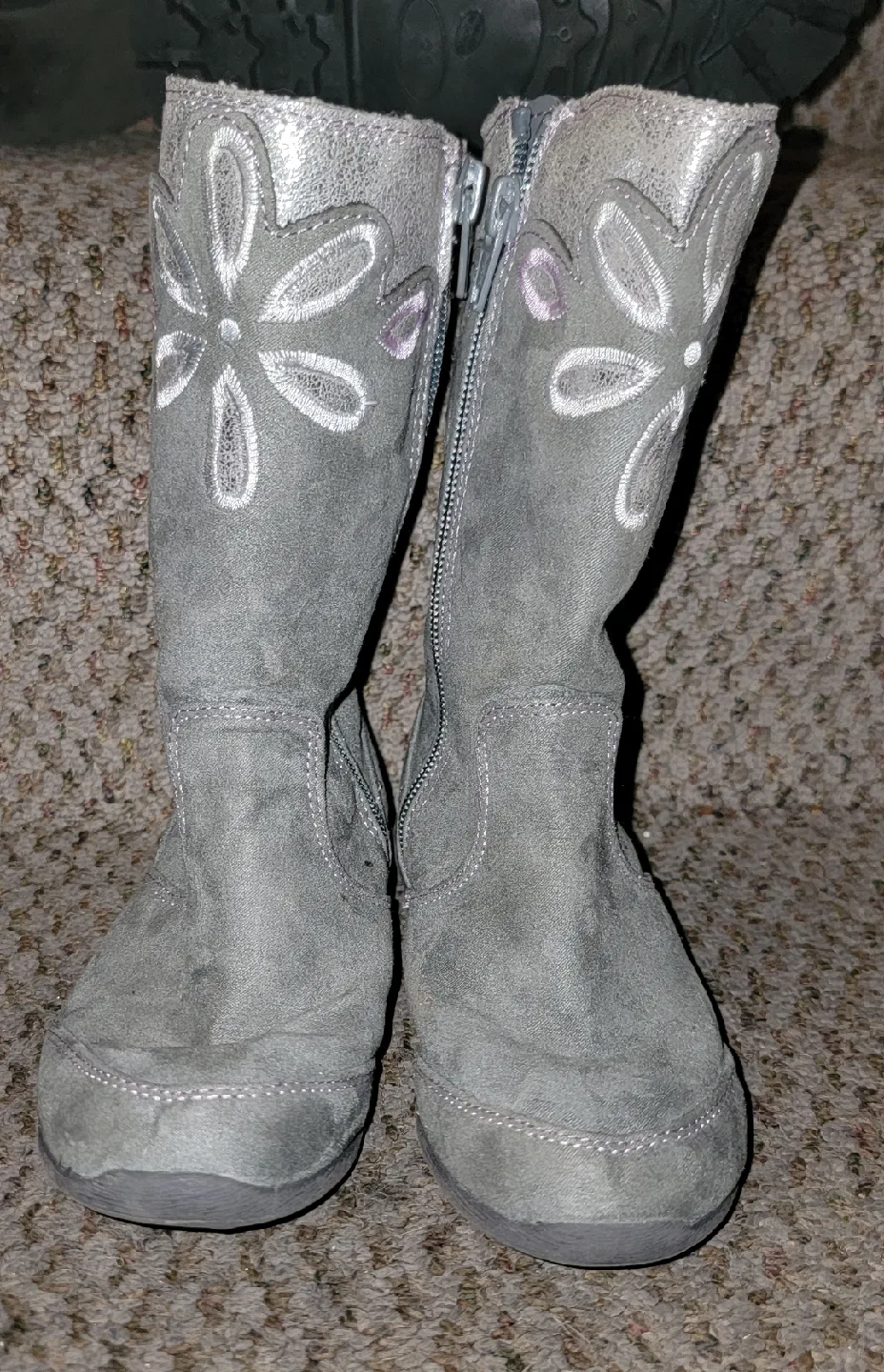 Lilianna Gray Boots - Size 8 Toddler thumbnail