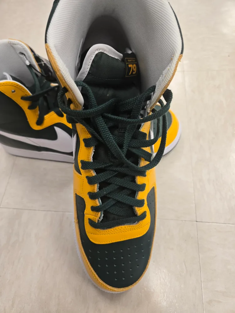 Nike Terminator High Seattle Supersonics Green Yellow Size 13 image indicator(3)