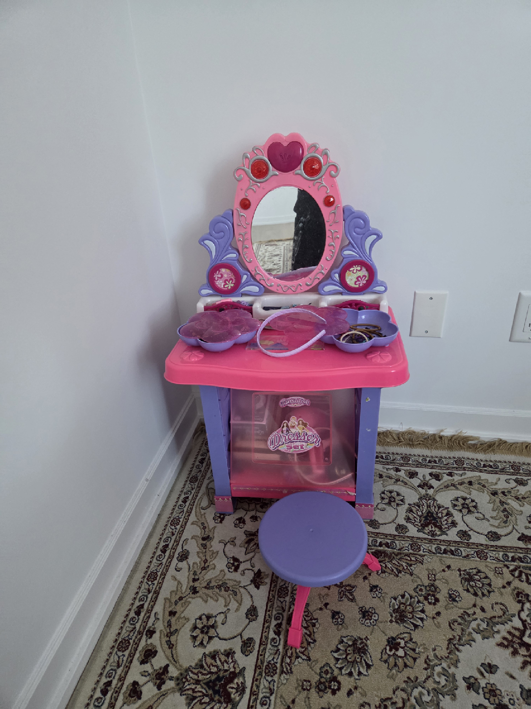 Disney Princess Dresser Set with Stool