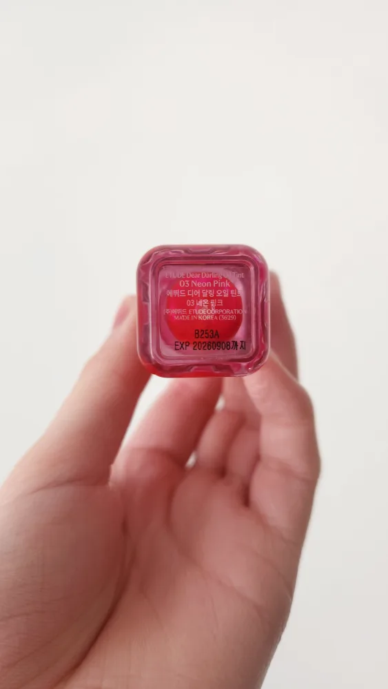 Etude Dear Darling Oil Tint - 03 Neon Pink image indicator(2)