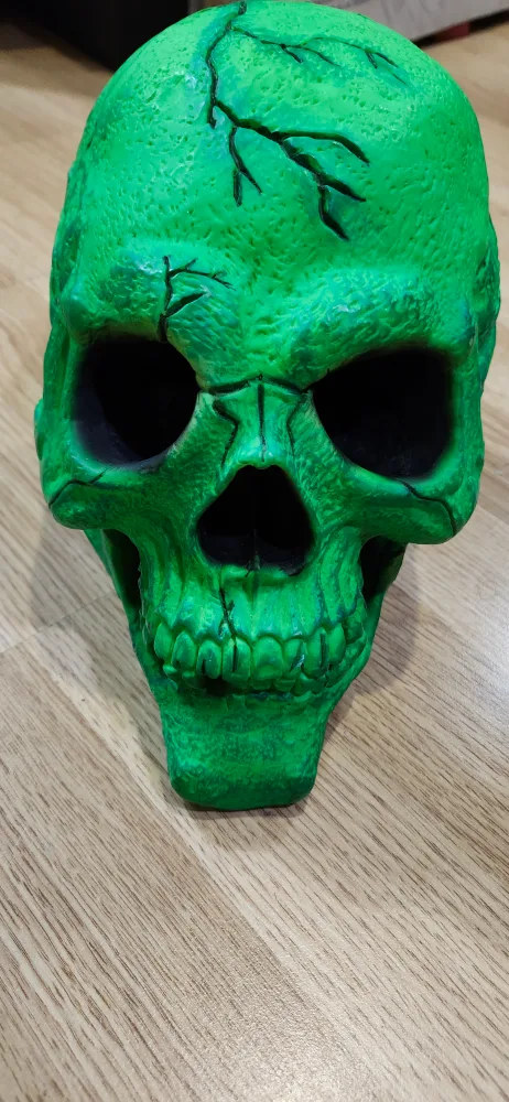 Green Skull Halloween Decoration  💀 image indicator(2)