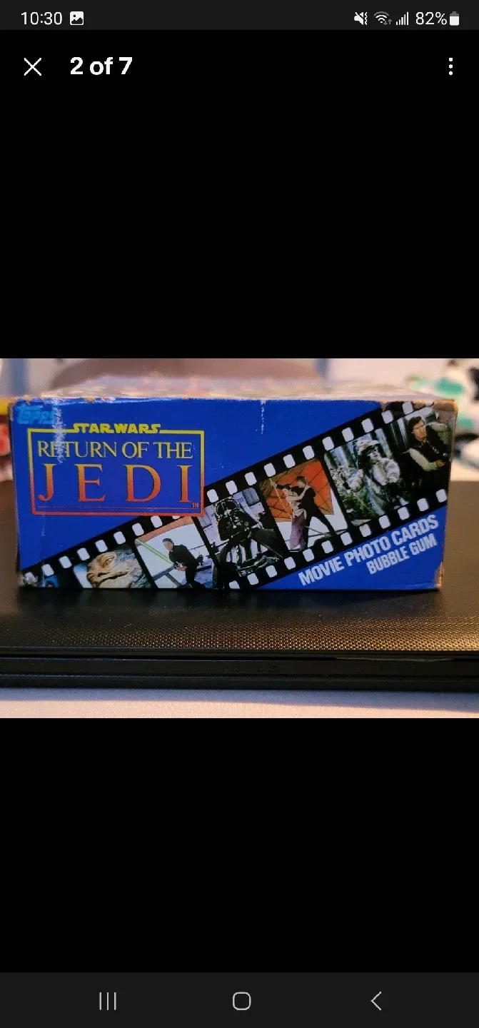 Vintage Star Wars Return of the Jedi Movie Cards Bubble Gum image indicator(2)