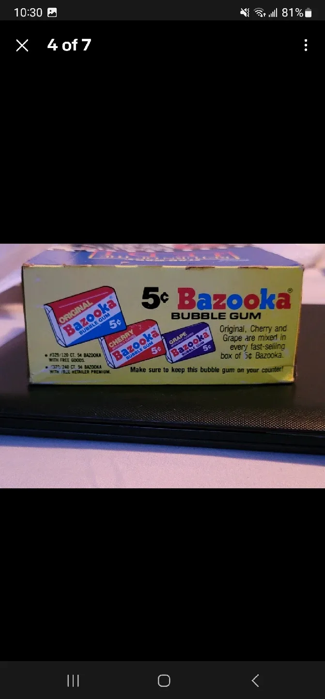 Vintage Star Wars Return of the Jedi Movie Cards Bubble Gum image indicator(4)