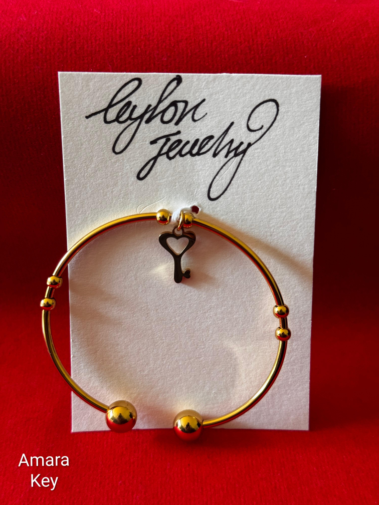 Gold plated Bangle Bracelets set - photo 2