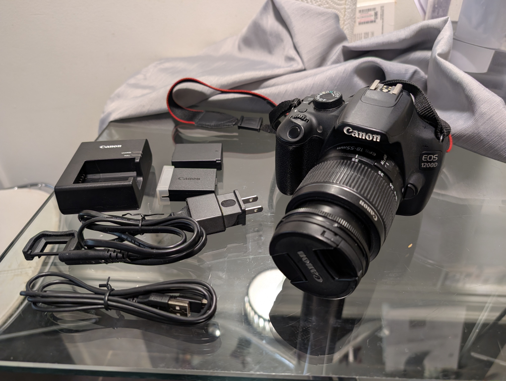 Canon EOS 1200D Camera with EF-S 18-55mm Lens