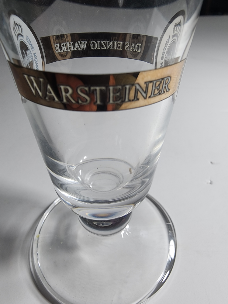 Warsteiner Beer Glass - photo 5